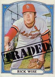 1972 Topps Baseball Cards      756     Rick Wise TR